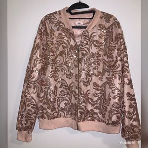 Rose Gold Sequin Jacket